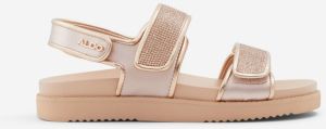 Ružovo-zlaté sandále s ozdobnými kamienkami ALDO Eowiliwia