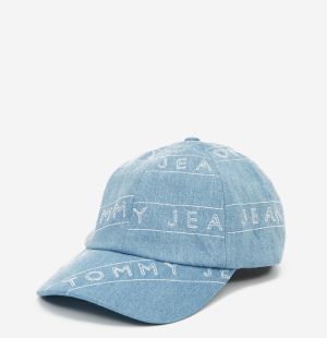 Čiapky, čelenky, klobúky pre ženy Tommy Hilfiger - svetlomodrá