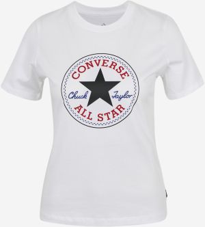 Tričká s krátkym rukávom pre ženy Converse - biela galéria