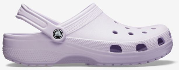 Svetlofialové dámske šľapky Crocs Classic