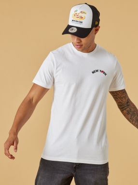 Biele pánske tričko s potlačou New Era