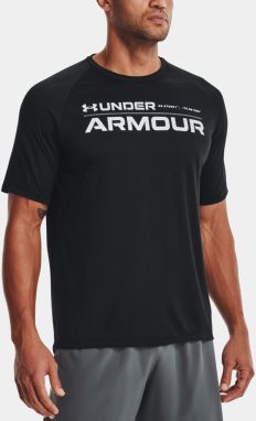 Tričko Under Armour UA TECH 2.0 WORDMARK SS - čierna