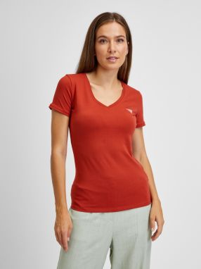 Červené dámske tričko Guess