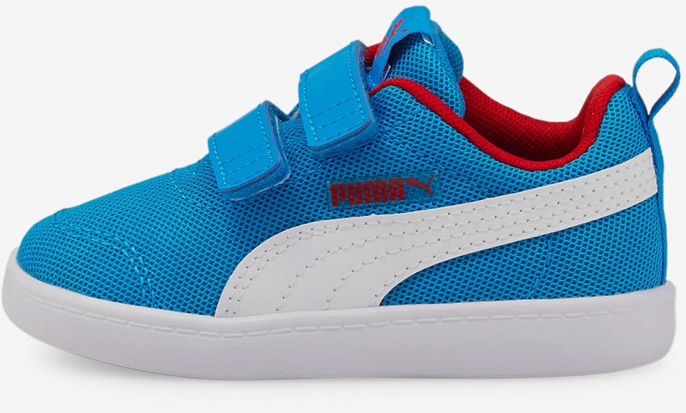 Modré detské tenisky Puma Courtflex v2