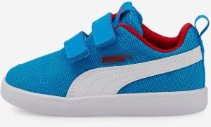 Modré detské tenisky Puma Courtflex v2