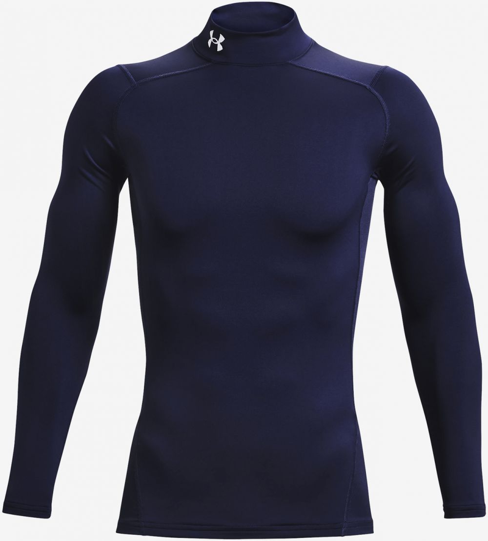 Tričko Under Armour CG Armour Comp Mock- tmavo modrá