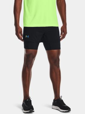 Under Armour pánske kraťasy UA RUSH Run 2N1 Short-BLK