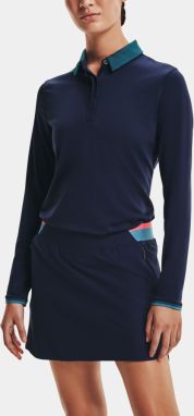 Tričko Under Armour UA Zinger Long Sleeve Polo - tmavo modrá