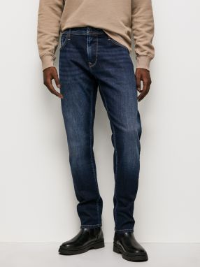 Tmavomodré pánske straight fit rifle Pepe Jeans Stanley