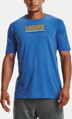 Tričko Under Armour UA WORDMARK SS - modrá