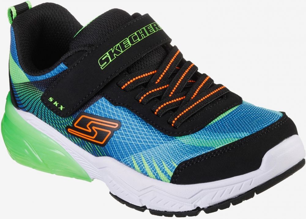 Čierno-modré chlapčenské tenisky Skechers