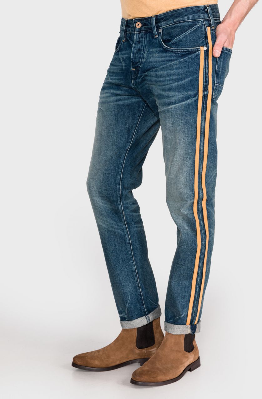 Straight fit pre mužov Scotch & Soda - modrá
