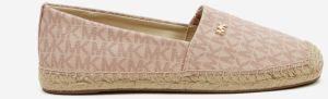 Svetloružové dámske espadrilky Michael Kors Kendrick so vzorom