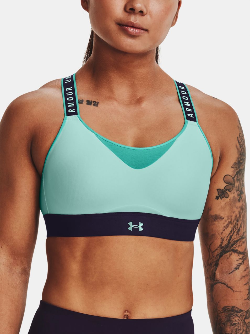 Podprsenka Under Armour UA Infinity High Bra Blockd - zelená
