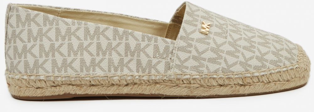 Krémové dámske espadrilky Michael Kors Kendrick so vzorom
