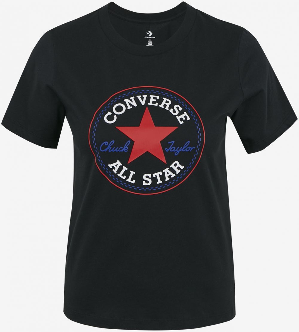 Converse Chuck Taylor All Star Patch Tričko Čierna
