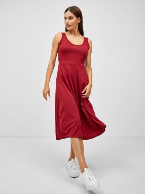 Červené základné šaty Trendyol galéria