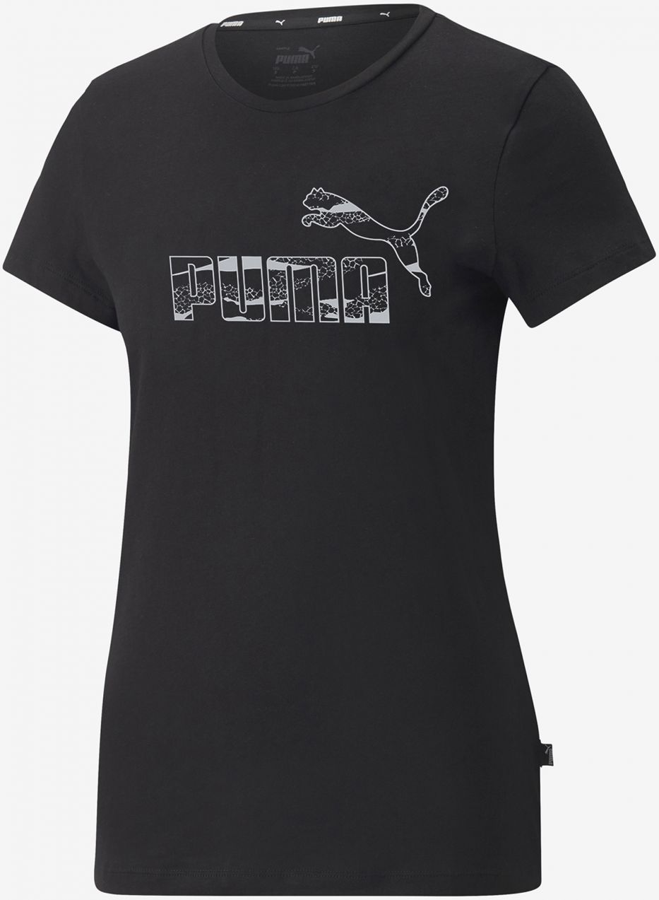 Čierne dámske tričko Puma