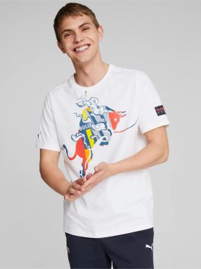 Biele pánske tričko Puma Red Bull