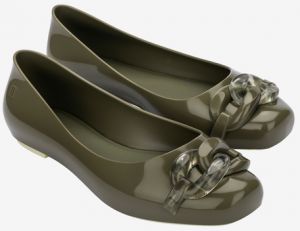 Kaki baleríny Melissa Aura Chain