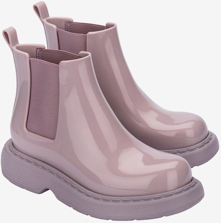 Svetlofialové chelsea topánky Melissa Step Boot