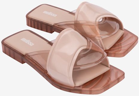 Svetloružové papuče Melissa Brigitte