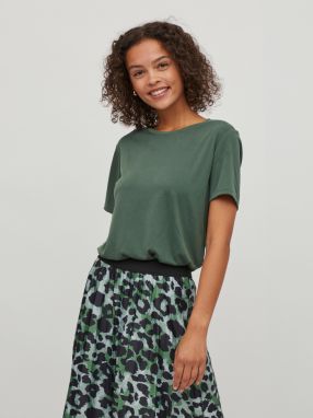 Zelené basic tričko VILA Modala galéria