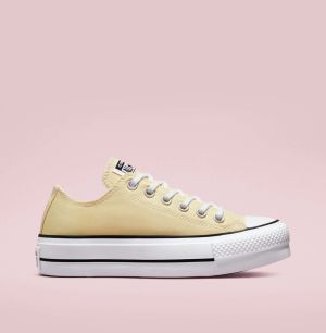 Svetlo žlté dámske tenisky Converse Chuck Taylor All Star Lift