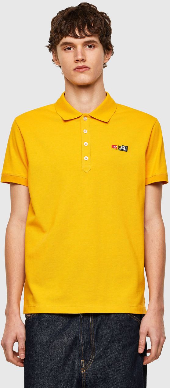 Žlté pánske polo tričko Diesel Weet
