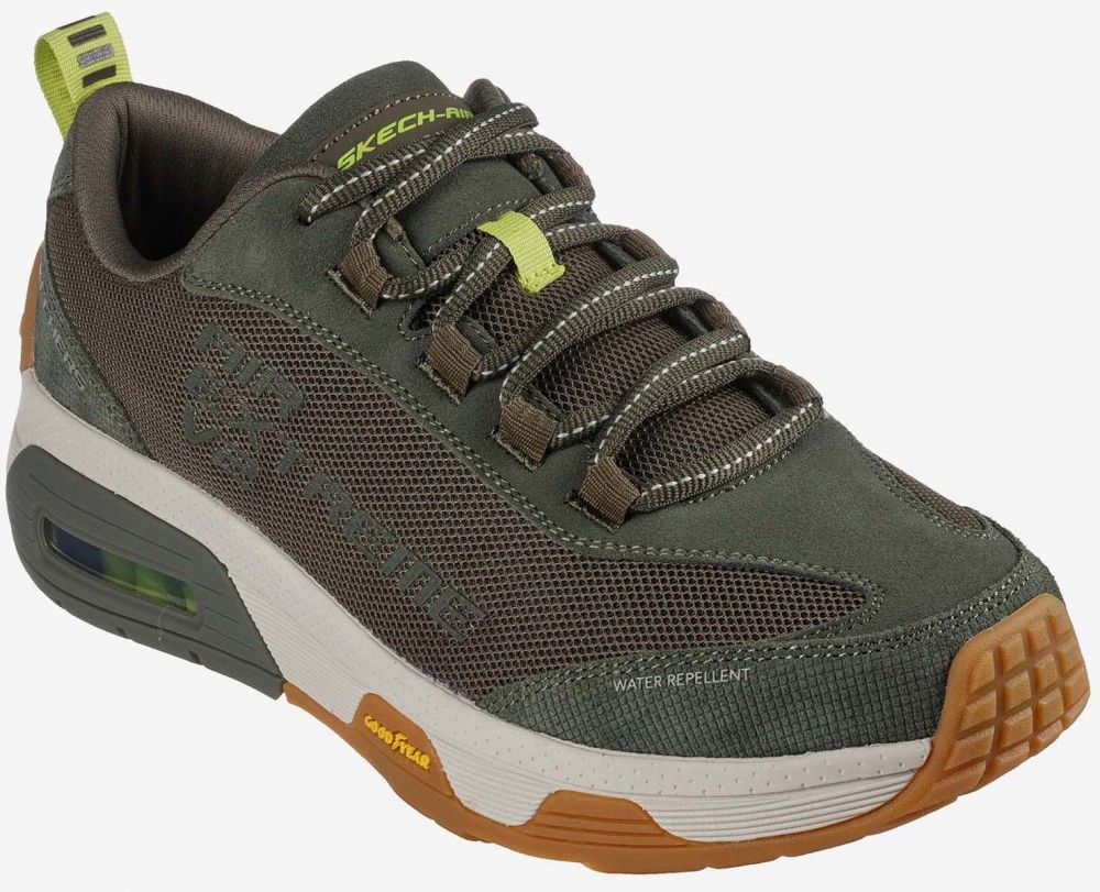 Tmavozelené pánske tenisky Skechers