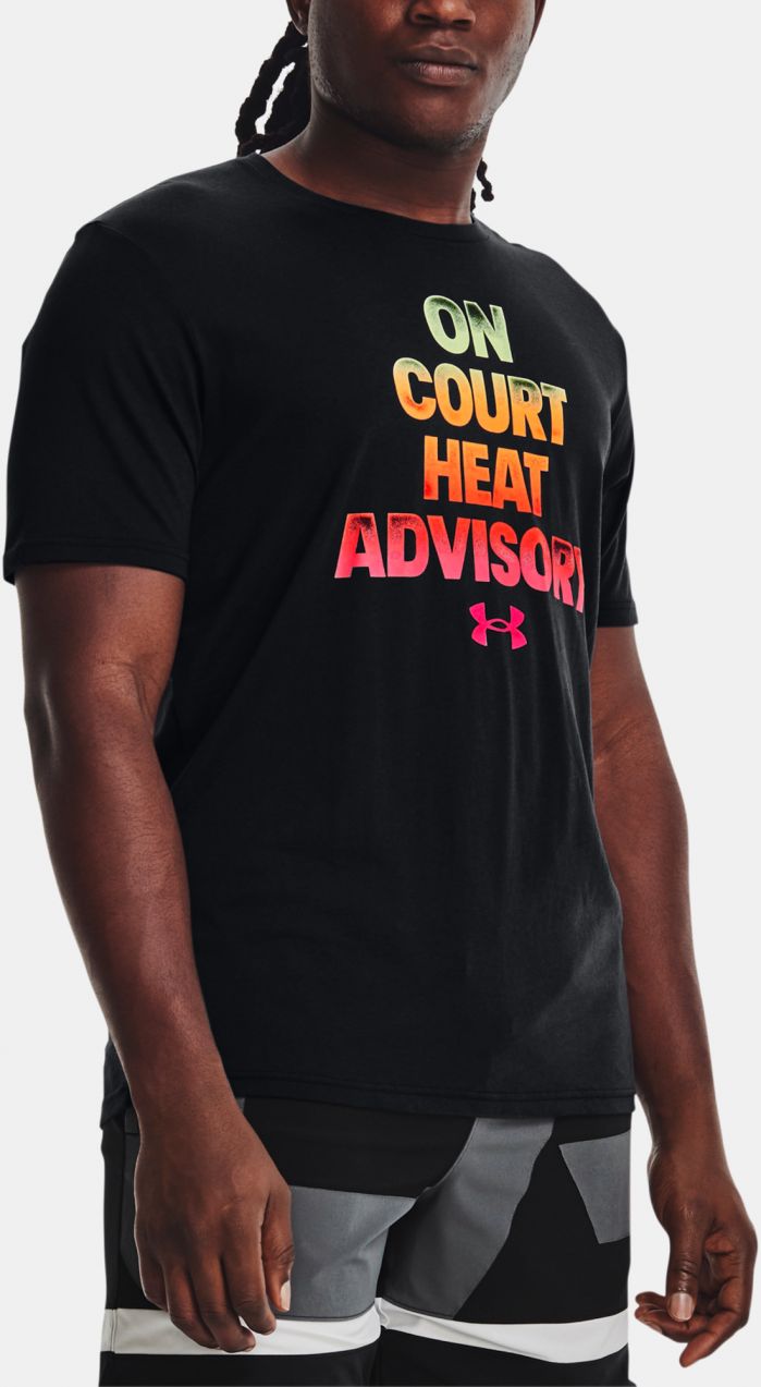 Tričko Under Armour UA BBALL HEAT ADVISORY SS - čierna