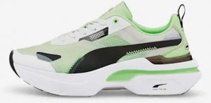 Bielo-zelené dámske športové tenisky Puma Kosmo Rider