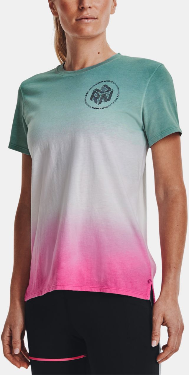 Tričko Under Armour UA Run Anywhere SS Tee-GRN