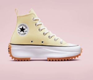Svetložlté dámske členkové tenisky Converse Run Star Hike