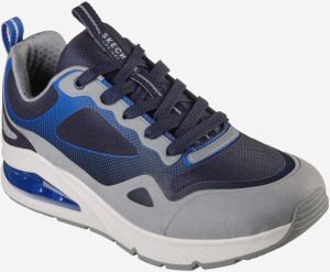 Šedo-modré pánske tenisky Skechers