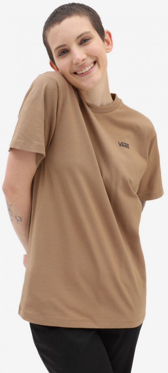 Svetlohnedé dámske basic tričko VANS