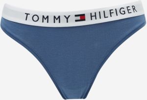 Nohavičky pre ženy Tommy Hilfiger - modrá