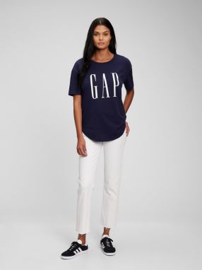 Tmavomodré organické tričko s logom GAP