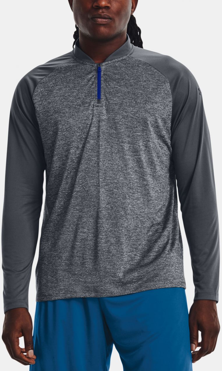 Tričká s dlhým rukávom pre mužov Under Armour - sivá