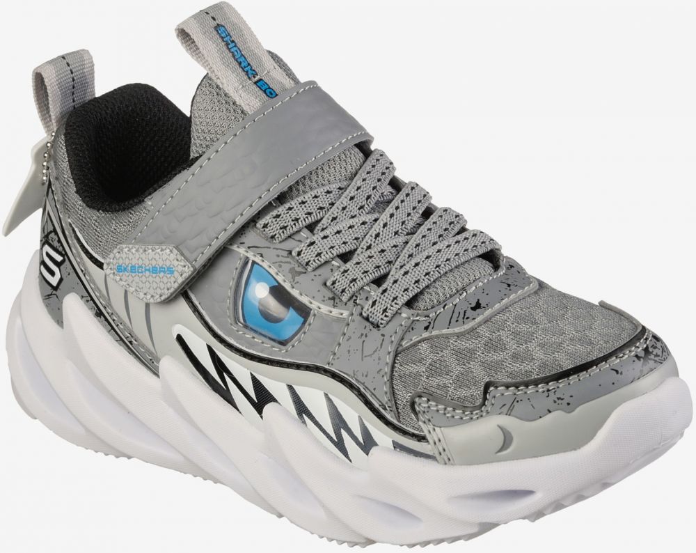 Šedé chlapčenské tenisky Skechers