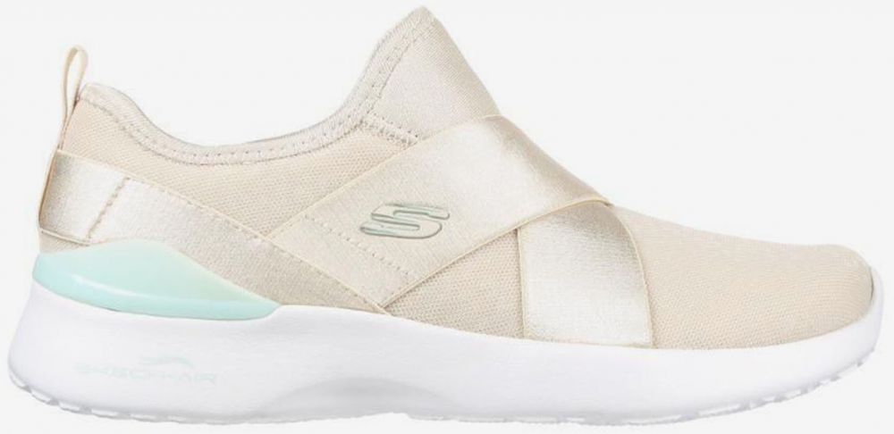 Dámske tenisky v zlatej farbe Skechers