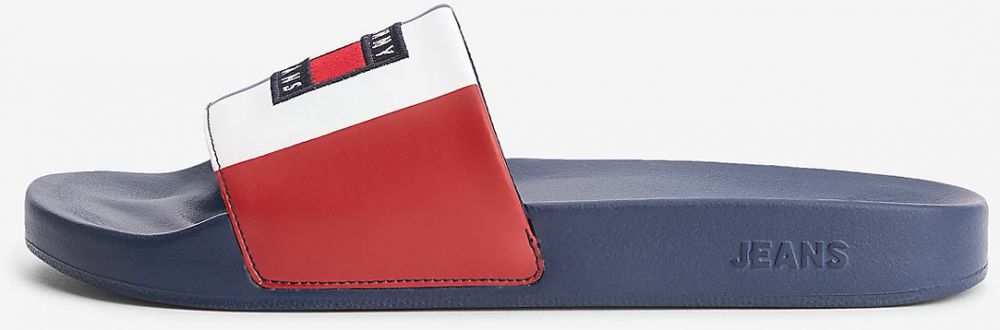 Sandále, papuče pre mužov Tommy Hilfiger - tmavomodrá, červená