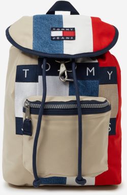 Batohy pre mužov Tommy Hilfiger - béžová, tmavomodrá, červená