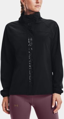 Bunda Under Armour Rush Woven FZ Jacket - čierna