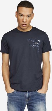 Armani Exchange modré pánske tričko