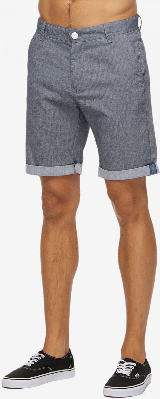Šedé pánske melírované kraťasy Ragwear Liny