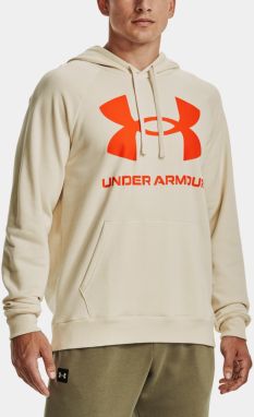 Mikina Under Armour UA Rival Fleece Big Logo HD - hnedá