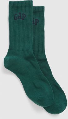 Zelené pánske vysoké ponožky s logom GAP