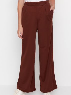 Nohavice pre ženy Trendyol - hnedá galéria