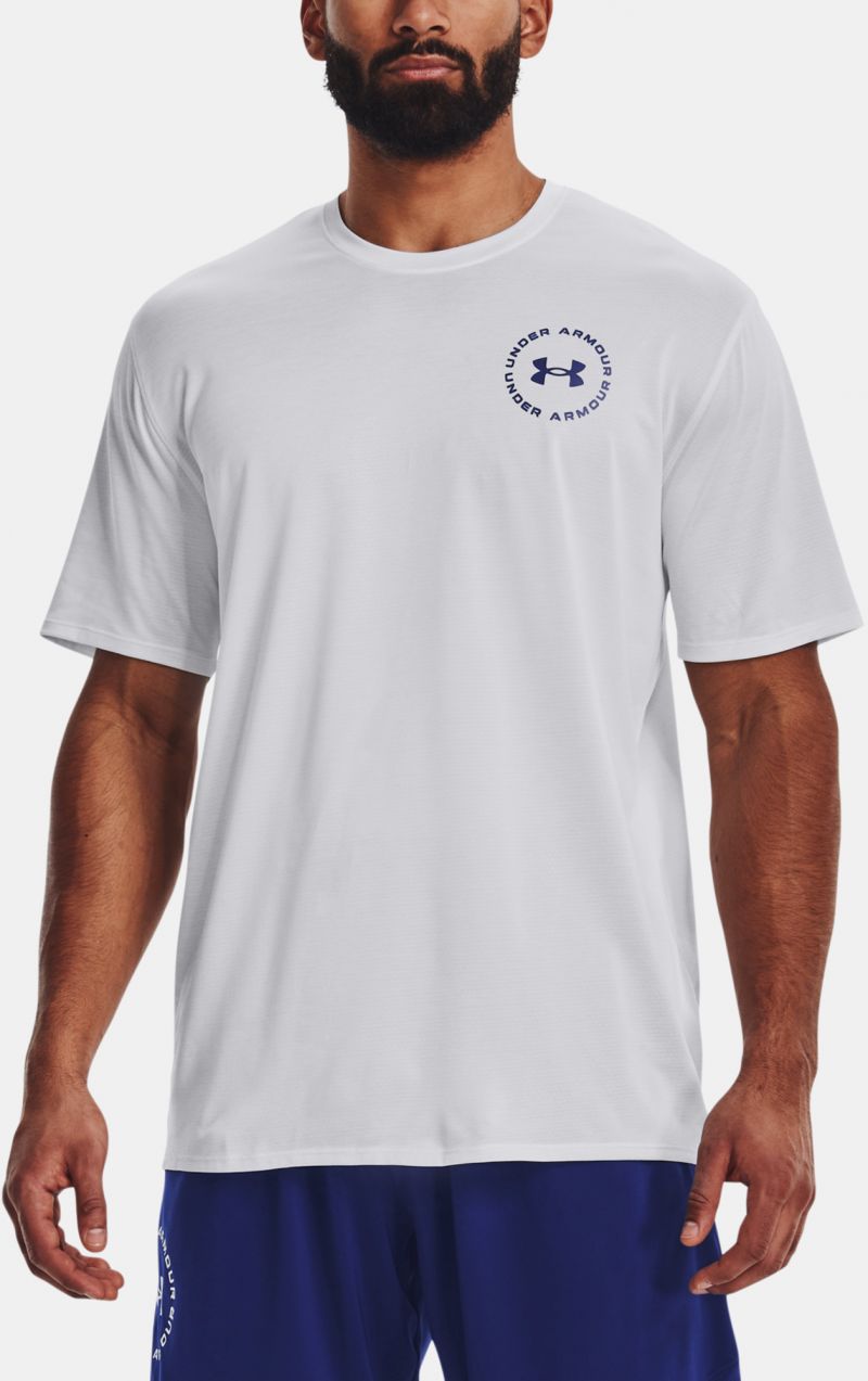 Tričká s krátkym rukávom pre mužov Under Armour - biela
